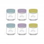 Kilner Kids Jars 110ml set of 6 Baby food prep jars silicone lid food preparation jars freezer safe Heart of the Home Lytham www.potdolly.com