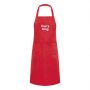 Adult Apron Curry King Red Apron Mens Apron Kitchen Apron Heart of the Home Lytham www.potdolly.com
