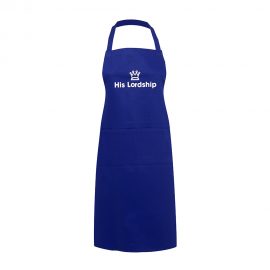 Adult Apron His Lordship Apron Mens Apron Kitchen Apron Heart of the Home Lytham www.potdolly.com