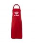 Adult Apron Prick with a Fork Red Apron Mens Apron Kitchen Apron Heart of the Home Lytham www.potdolly.com