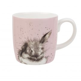 WRENDALE DESIGNS XL MUGS WRENDALE BATHTIME RABBIT BUNNY PINK LARGE MUG HANNAH DALE MUGS ROYAL WORCESTER CHINA HEART OF THE HOME LYTHAM POTDOLLY MMPY4020-XD