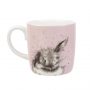 WRENDALE DESIGNS XL MUGS WRENDALE BATHTIME RABBIT BUNNY PINK LARGE MUG HANNAH DALE MUGS ROYAL WORCESTER CHINA HEART OF THE HOME LYTHAM POTDOLLY MMPY4020-XD_V3