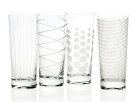 Mikasa Glasses Hi Ball Tumblers Lead Free Crystal Heart of the Home Lytham www.potdolly.com