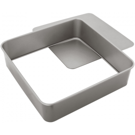 JUDGE BAKEWARE SQUARE CAKE TIN 12 INCH DEEP CAKE TIN LOOSE BASE NON STICK HEART OF THE HOME LYTHAM WWW.POTDOLLY.COM