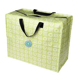 Jumbo Storage Bag Green Friendship Large Laundry bag Heart of the HomeLytham www.potdolly.com