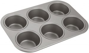 Muffun tin 6 cup NON STICK CAKE BAKING TIN JUDGE HEART OF THE HOME LYTHAM POTDOLLY