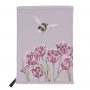 Note Book Wallet Wrendale Designs Notebook Wallet Travel Wallet Jotter Wallet Bumble Bee Purple Flowers Heart of the Home Lytham www.potdolly,com NBW002_b