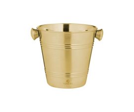Viners 4 Litre Brushed gold ice bucket Heart of the Home Lytham www.potdolly.com