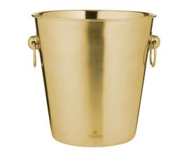 Viners 4 Litre Gold Stainless steel ice bucket wine cooler Heart of the Home Lytham www.potdolly.com